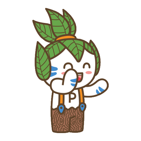 Pandooin giphyupload dancing mascot vibing Sticker