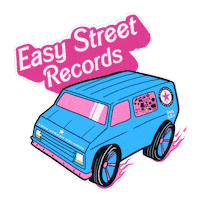 Seattle Van Sticker by Easy Street Records