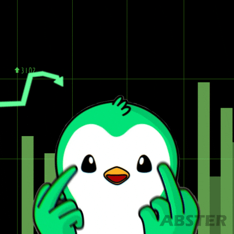 Penguin Middle Finger GIF by Abster