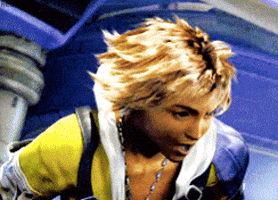 Final Fantasy X Tidus Laugh GIF