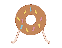 Happy Dunkin Donuts Sticker