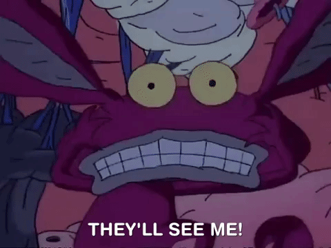nickrewind giphydvr nicksplat aaahh real monsters giphyarm015 GIF