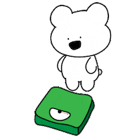 roundyoung 귀여운 곰 놀람 다이어트 Sticker