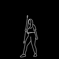 littlekingdoms dance festival black and white spin GIF