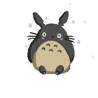 suanmi anime uwu ghibli totoro Sticker