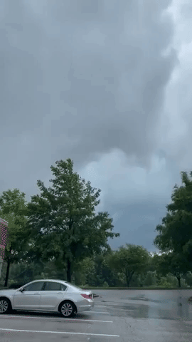 Swirling Funnel Cloud Spotted East of DC Amid Tornado Warning