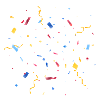 Party Confetti Sticker by Kratingdaeng