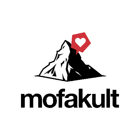 mofakult mountain berg matterhorn kult Sticker