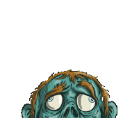 Zombie Sticker by Unleazhed