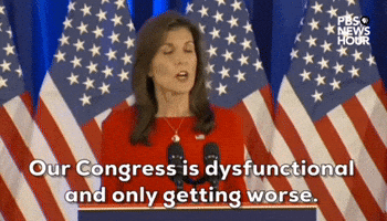 "Our Congress is dysfunctional..."