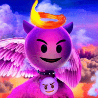 Angel Devil GIF by The LSD Hotel