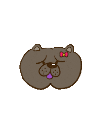Wandapan0327 happy 花 chowchow wandapan Sticker