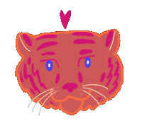 Tiger Love Sticker