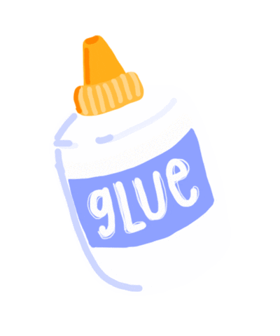 Slime Glue Sticker by Smol Bucket