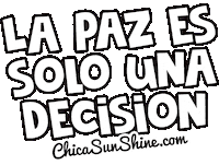 Paz Palabras Sticker by ChicaSunshineShop