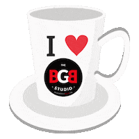 bgbstudio coffee tea cup mug Sticker