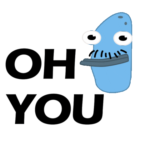 Doodling_Peacock aww stop it oh you chum Sticker