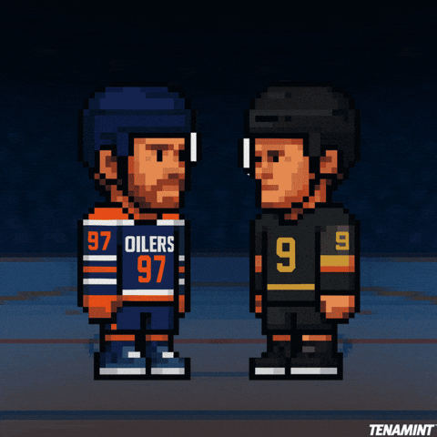 TENAMINT giphyupload pixelart hockey stars GIF
