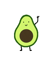 ClaudiaRamEsc avocado aguacate clauramesc aguacatito Sticker