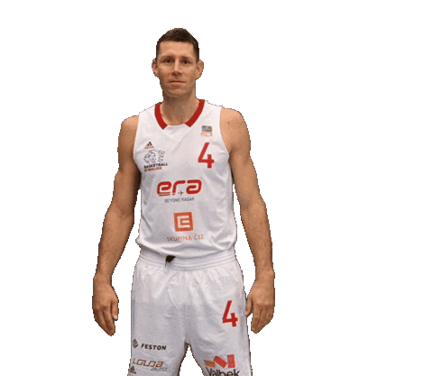Celebration Flexing Sticker by Basketball Nymburk