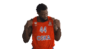cska moscow basketball Sticker by EuroLeague