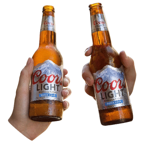 coors light beer Sticker