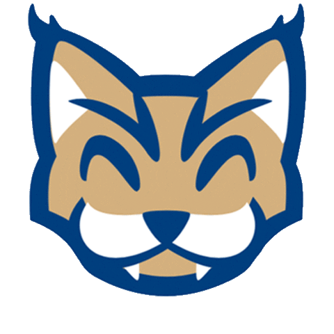 Happy Montana State Bobcats Sticker by Montana State University