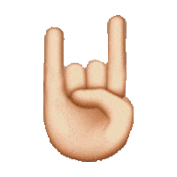 rock on yolo STICKER by imoji
