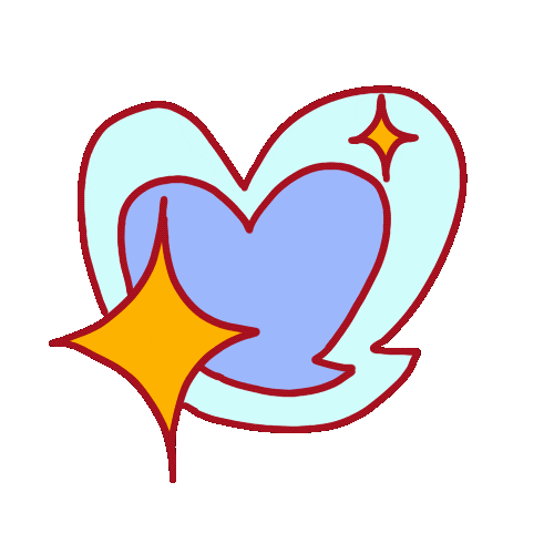 tesketchy giphyupload heart sparkling blue heart Sticker