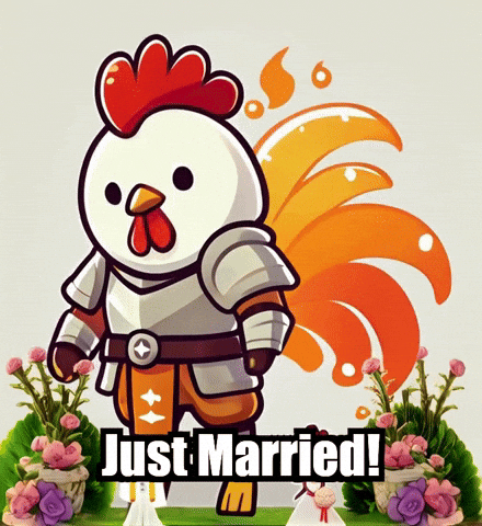 Just Married Wedding GIF by Zorooster