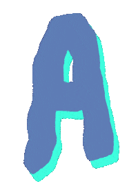 Typography K Sticker