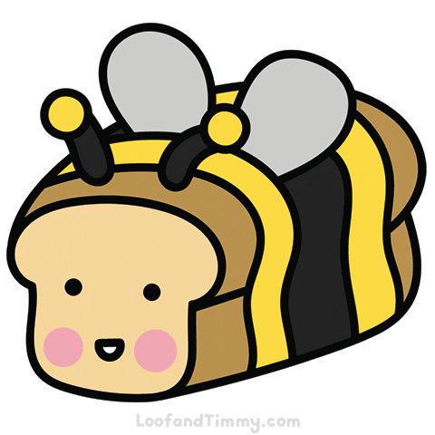 loofandtimmy giphyupload kawaii adorable bee GIF