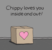 I Love You Heart GIF by Chippy the Dog