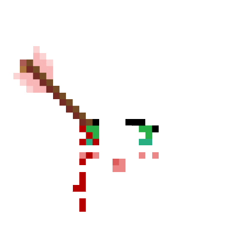 Pixel Shitting Sticker by Poopies.io