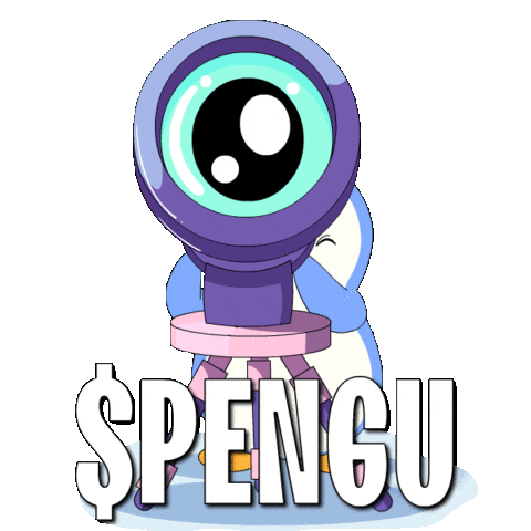 Crypto Looking Sticker by Pudgy Penguins