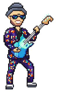 baeaemband band bass johnny partyband Sticker