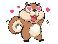 nutchiesid love charming fall in love champy Sticker