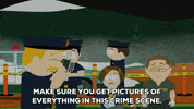 crime scene police GIF by South Park 