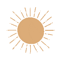 bethhallart sun sunshine golden sun sun rays Sticker