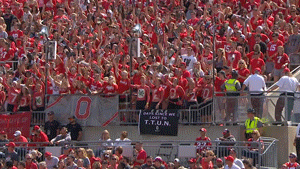 Jumping College Football GIF by Ohio State Athletics