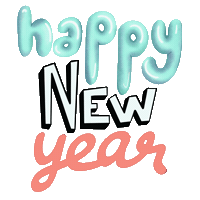 Happy New Year Sticker