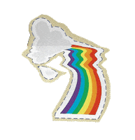 Rainbow Love Sticker by madebywar