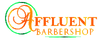 Barber Sticker by Affluent barbershop