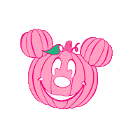 Pink Halloween Sticker