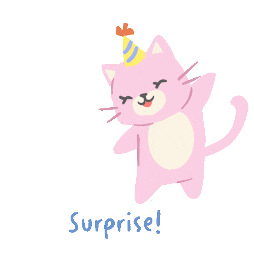 Happy Birthday Wow Sticker by Cubcoats