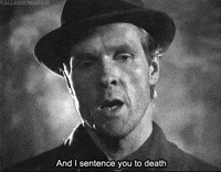 morbid black and white GIF