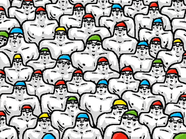 swimming pool art GIF