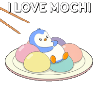 Penguin Mochi Sticker by Pudgy Penguins