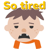Sleepy Monday Sticker by Woohoo Storytime