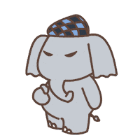 Emoji Elephant Sticker